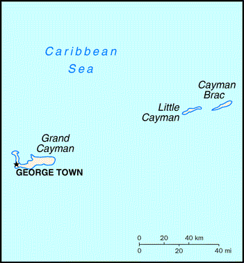 [Country map of Cayman Islands]