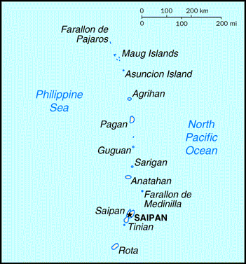 [Country map of Northern Mariana Islands]