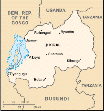 [Country map of Rwanda]