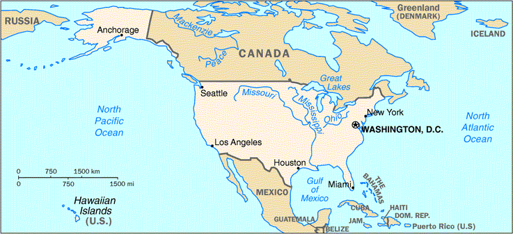 United States Map Geography