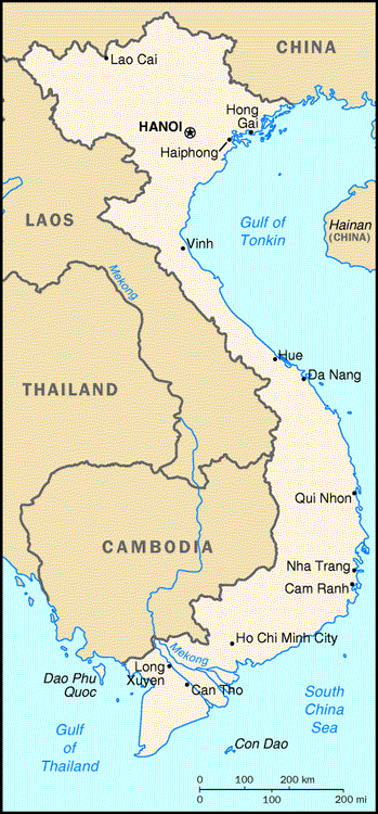 [Country map of Vietnam]