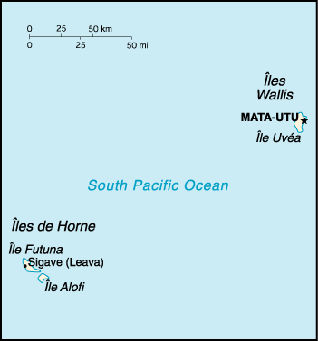 [Country map of Wallis and Futuna]