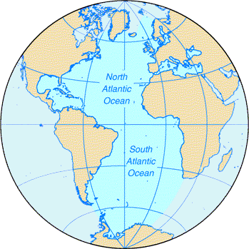 [Country map of Atlantic Ocean]